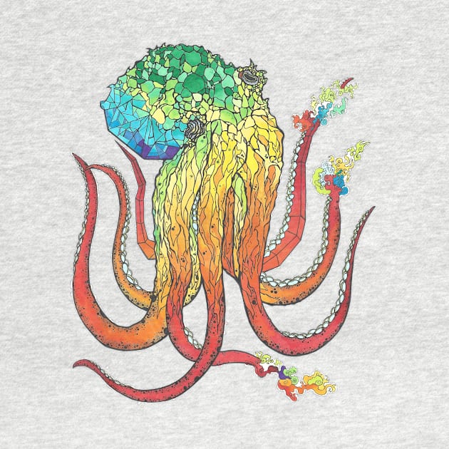 Existential Octopus by ArtbyKaiju